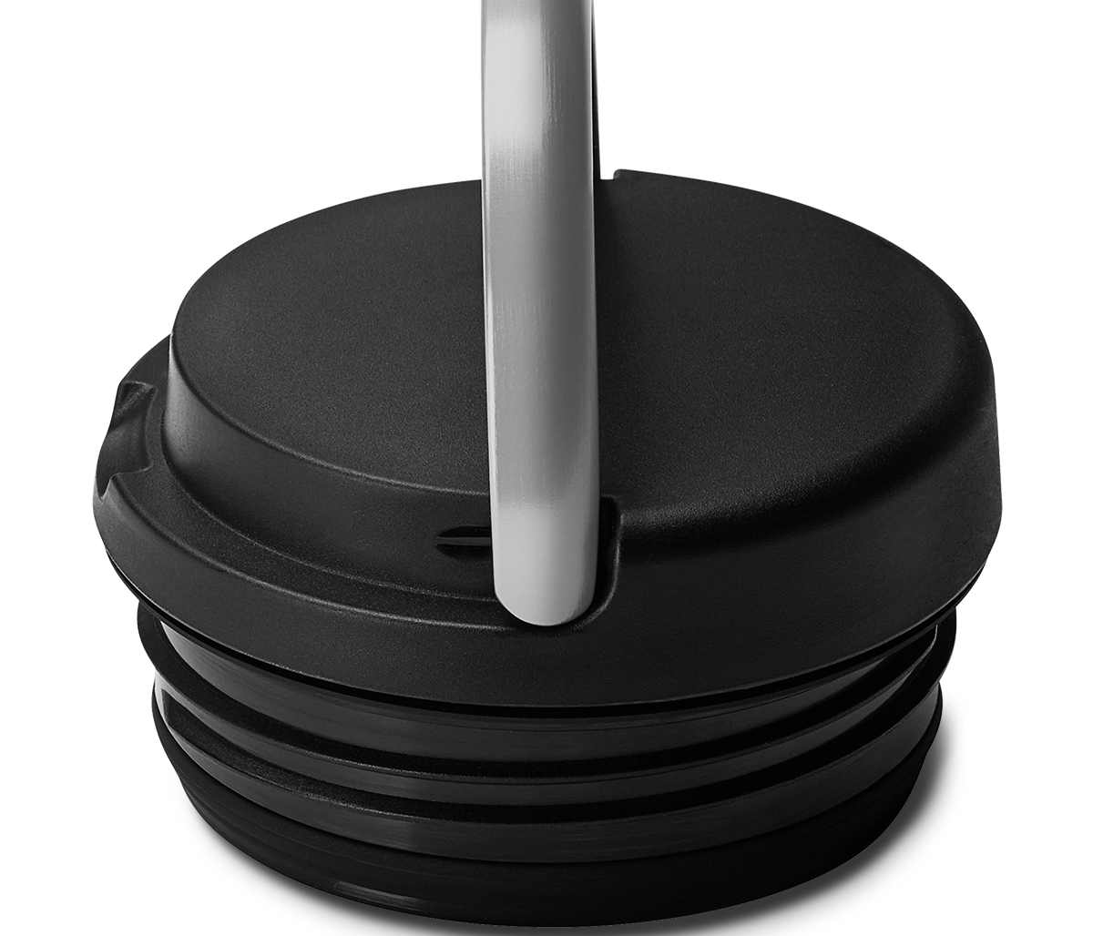 Twist style lid that is fully insulated with carrying handle.