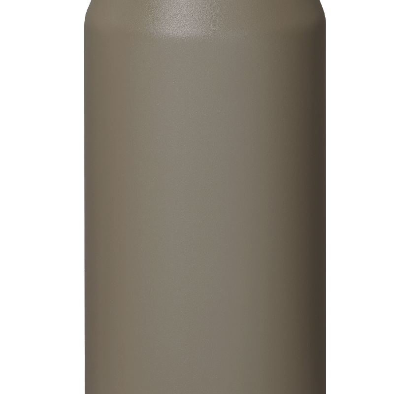 Glass-lined Purist 32 oz Founder Bottle in Clay with Element Lid.
