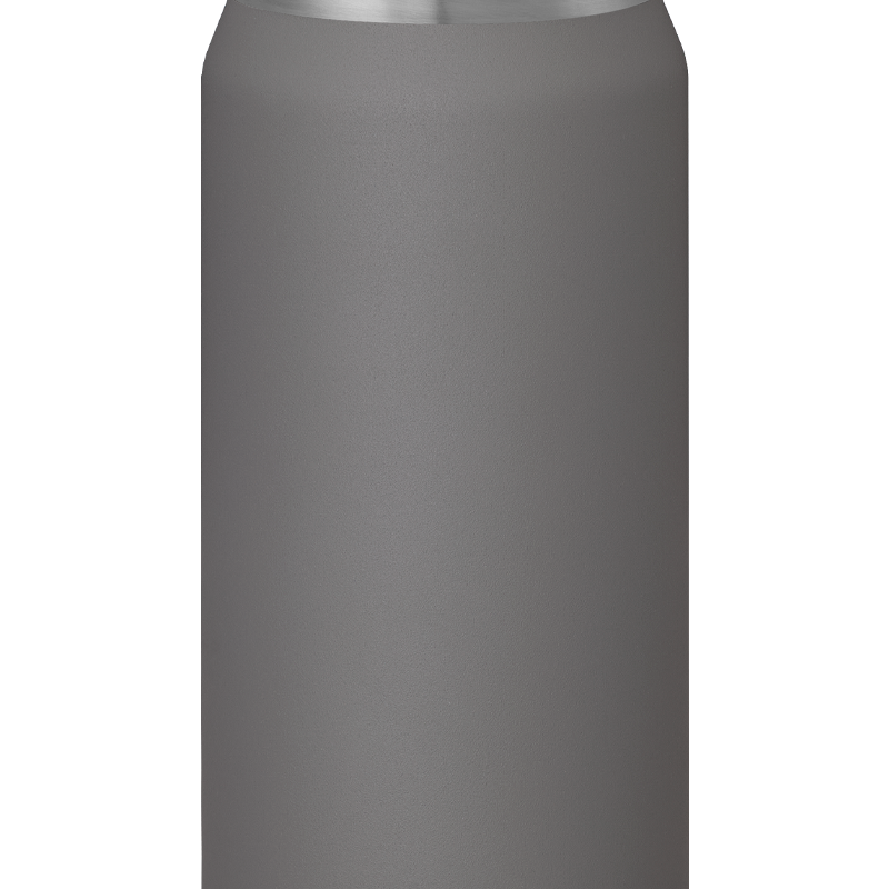 Glass-lined Purist 25 oz Traveler Bottle in Ash with Element Lid.