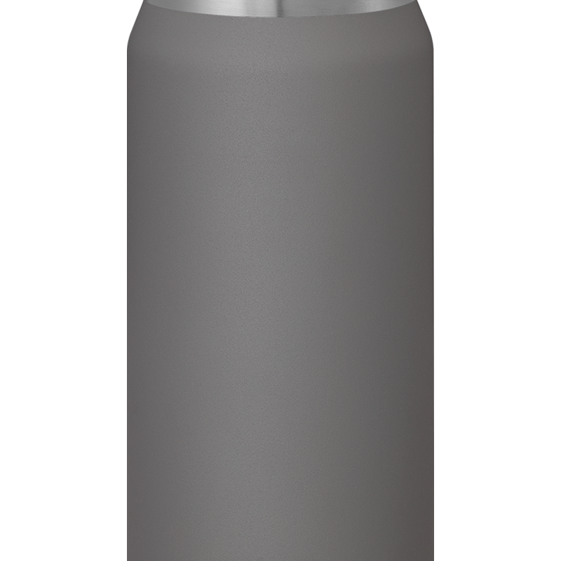 Glass-lined Purist 25 oz Traveler Bottle in Ash with Union Lid.