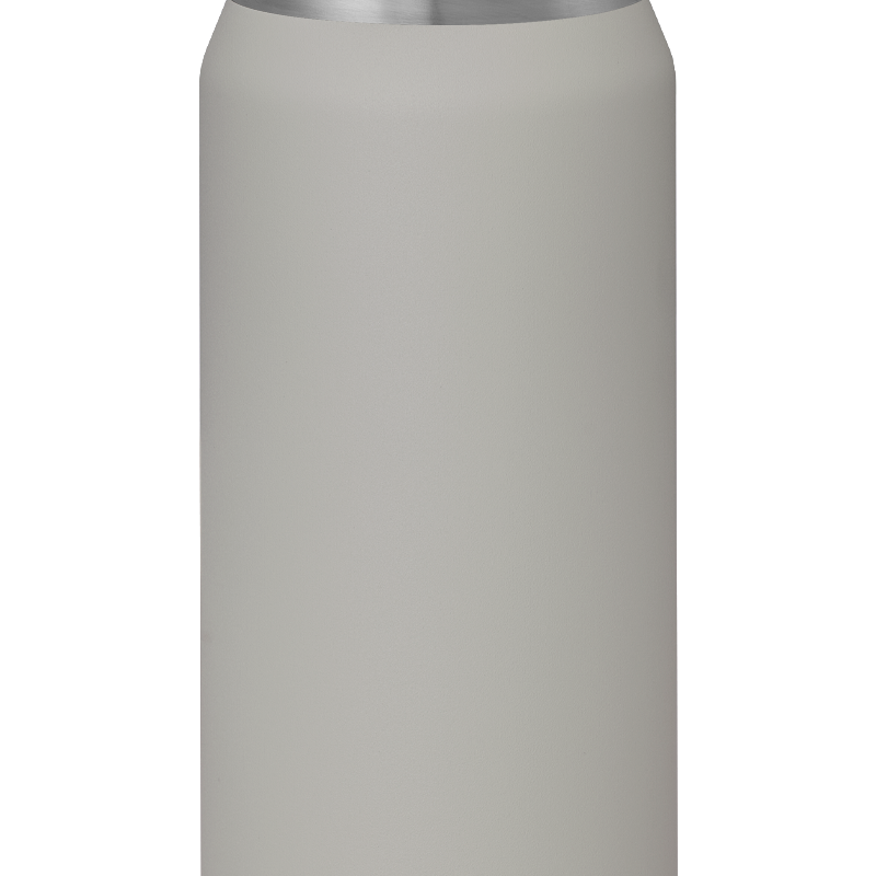 Glass-lined Purist 25 oz Traveler Bottle in Bone with Element Lid.