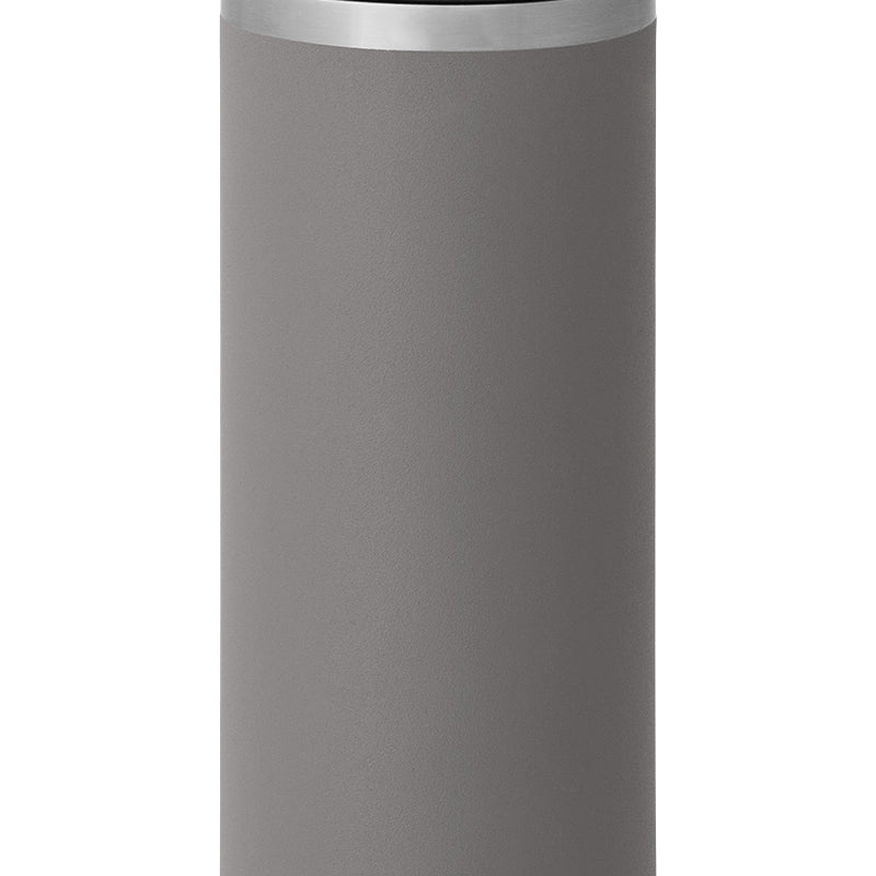 Glass-lined Purist 18 oz Mover Bottle in Ash with Union Lid.