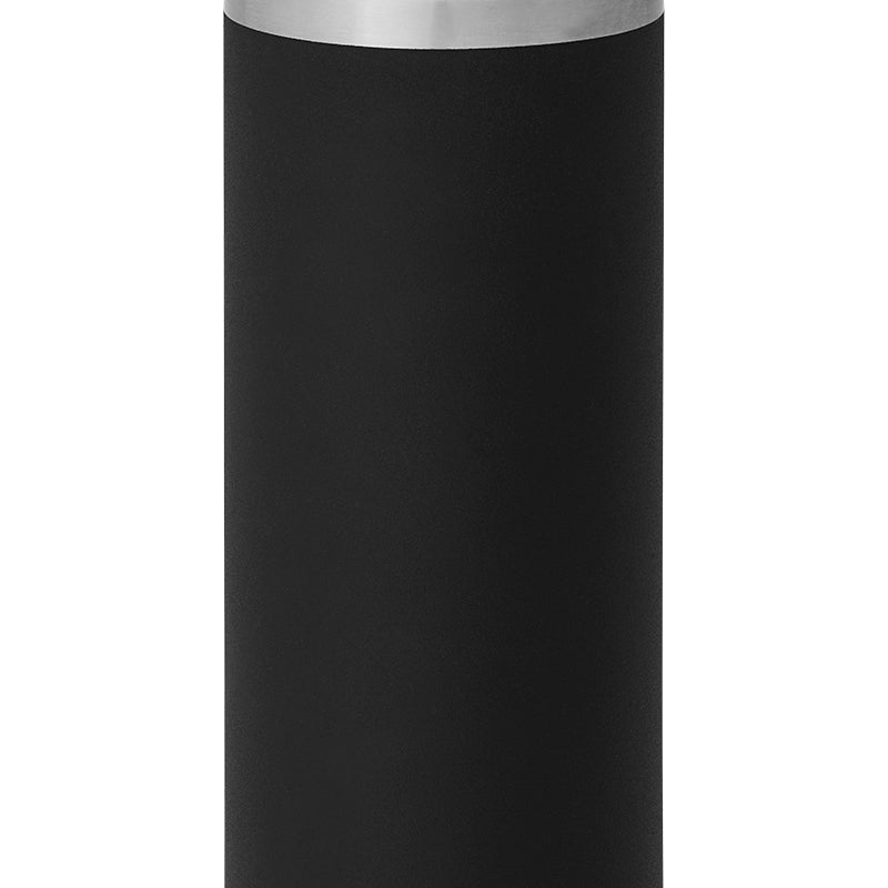 Glass-lined Purist 18 oz Mover Bottle in Black with Scope Lid.