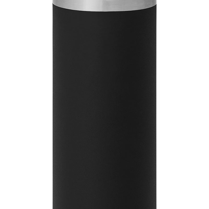 Glass-lined Purist 18 oz Mover Bottle in Black with Union Lid.