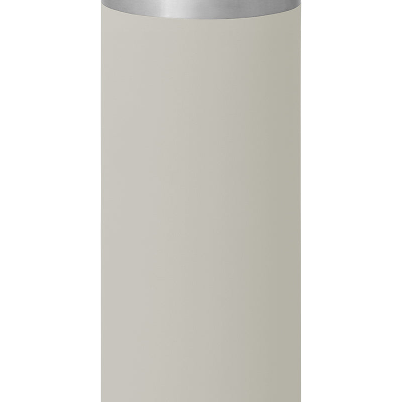 Glass-lined Purist 18 oz Mover Bottle in Bone with Element Lid.