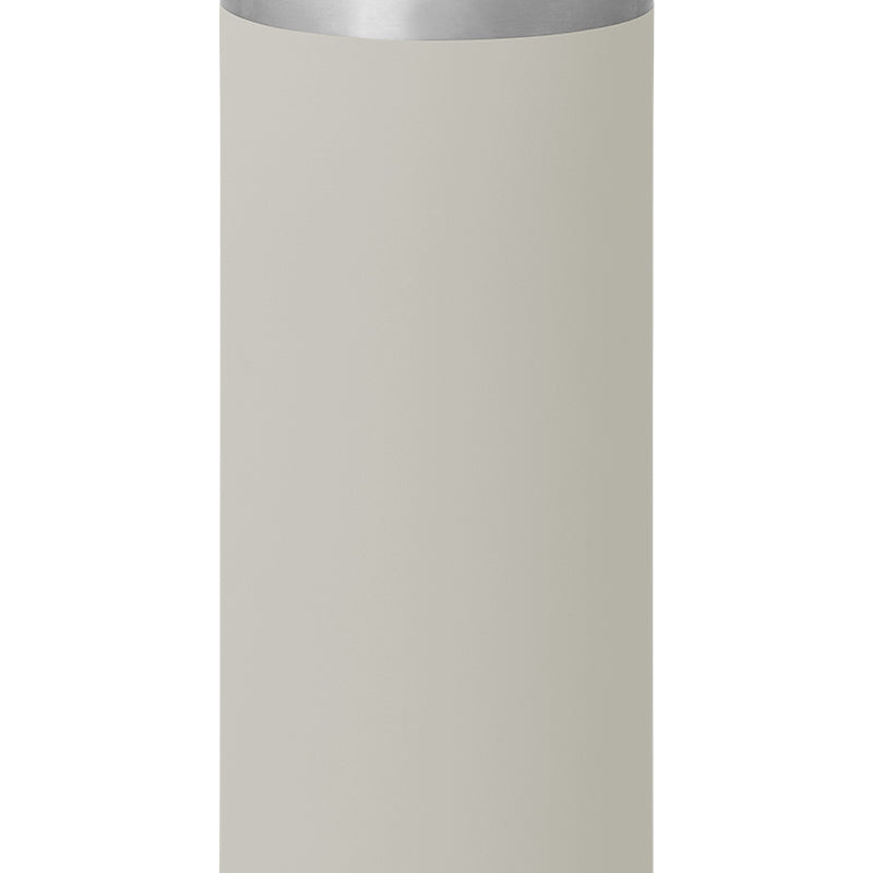 Glass-lined Purist 18 oz Mover Bottle in Bone with Scope Lid.